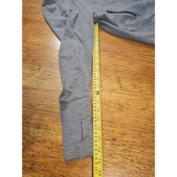 Cabi Sweatshirt Womens  Size M Gray Zip Up Stretch Knit Athletic Athleisure - Picture 10 of 10